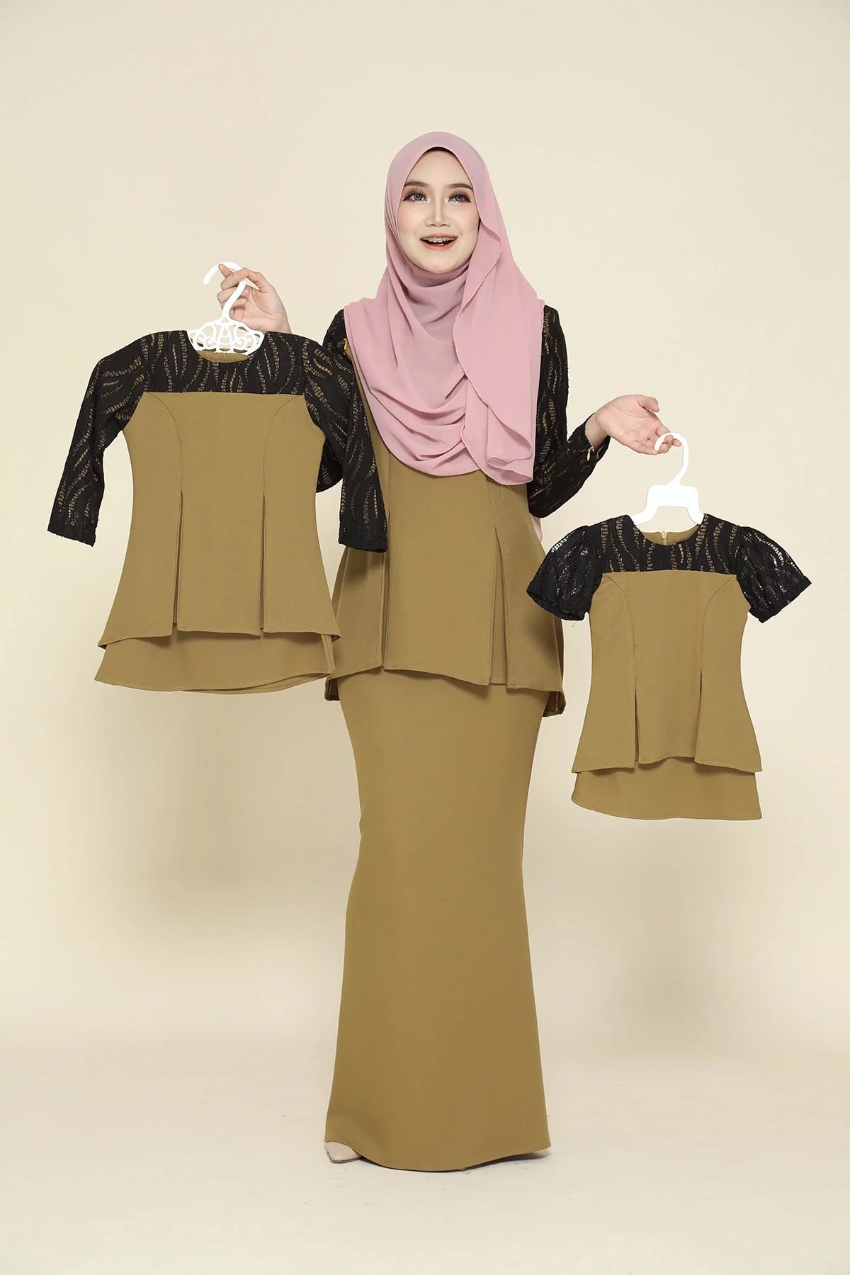 Kurung Zahraa Kids Olive