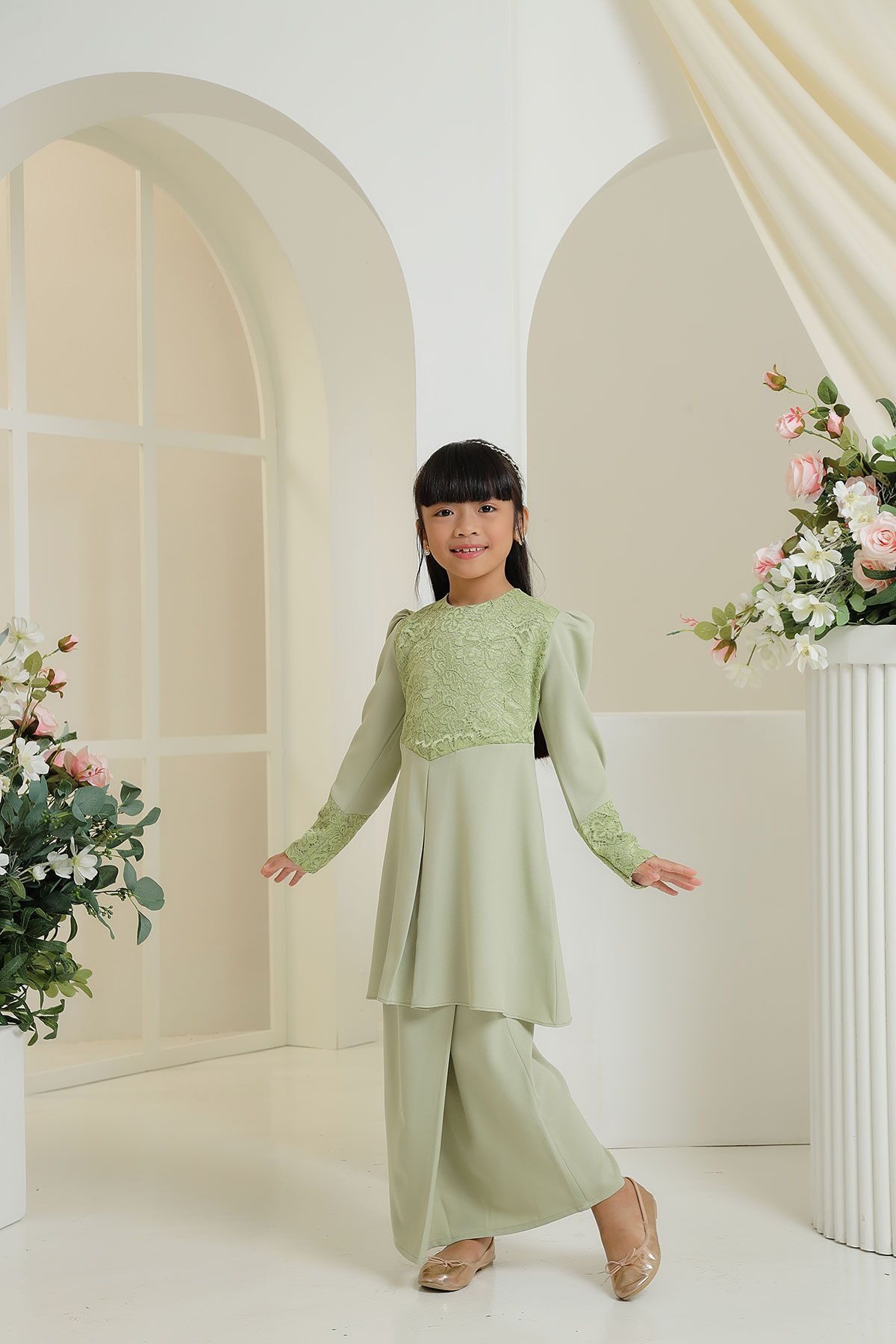 Mawar Riau Kids Sage Green