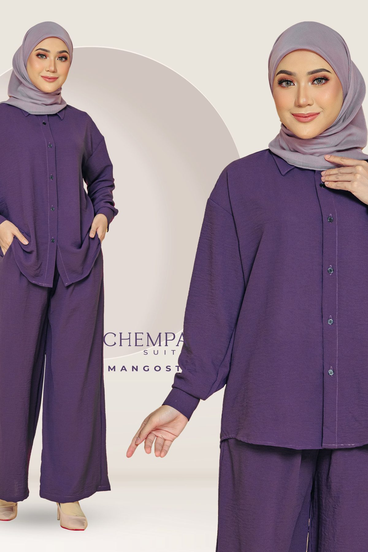 CHEMPAKA SUIT / MANGOSTEEN (1)XS/S